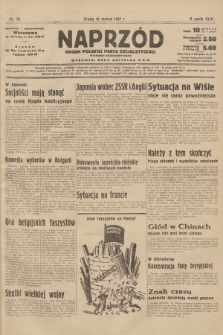 Naprzód : organ Polskiej Partji Socjalistycznej. 1937, nr 73