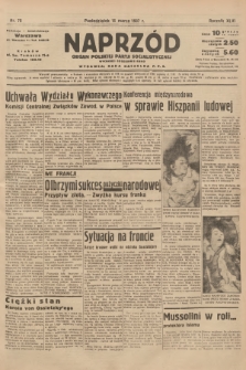 Naprzód : organ Polskiej Partji Socjalistycznej. 1937, nr 78