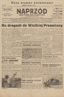Naprzód : organ Polskiej Partji Socjalistycznej. 1937, nr 92