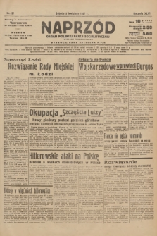 Naprzód : organ Polskiej Partji Socjalistycznej. 1937, nr 97