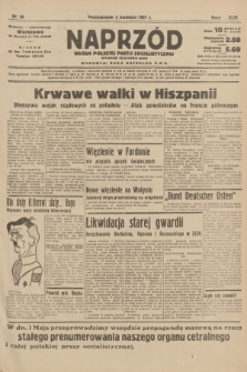 Naprzód : organ Polskiej Partji Socjalistycznej. 1937, nr 99