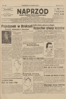 Naprzód : organ Polskiej Partji Socjalistycznej. 1937, nr 106