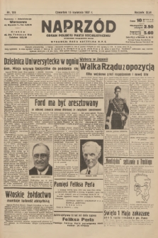 Naprzód : organ Polskiej Partji Socjalistycznej. 1937, nr 109