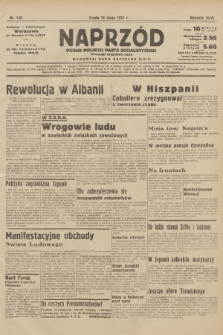 Naprzód : organ Polskiej Partji Socjalistycznej. 1937, nr 146
