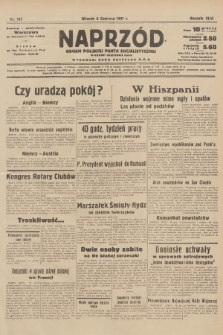 Naprzód : organ Polskiej Partji Socjalistycznej. 1937, nr 167