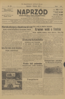 Naprzód : organ Polskiej Partji Socjalistycznej. 1937, nr 225