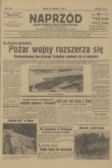 Naprzód : organ Polskiej Partji Socjalistycznej. 1937, nr 243