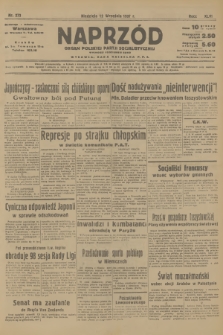 Naprzód : organ Polskiej Partji Socjalistycznej. 1937, nr 273
