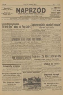 Naprzód : organ Polskiej Partji Socjalistycznej. 1937, nr 276