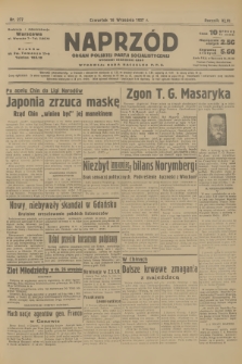Naprzód : organ Polskiej Partji Socjalistycznej. 1937, nr 277
