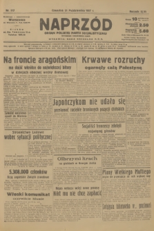 Naprzód : organ Polskiej Partji Socjalistycznej. 1937, nr 317