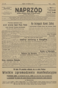 Naprzód : organ Polskiej Partji Socjalistycznej. 1937, nr 375