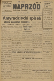 Naprzód : organ Polskiej Partii Socjalistycznej. 1948, nr 43