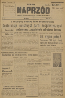 Naprzód : organ Polskiej Partii Socjalistycznej. 1948, nr 72
