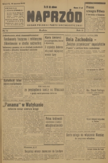 Naprzód : organ Polskiej Partii Socjalistycznej. 1948, nr 75