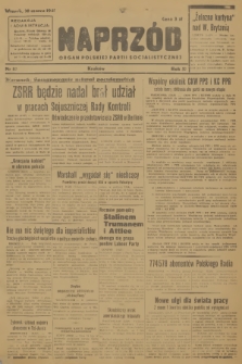 Naprzód : organ Polskiej Partii Socjalistycznej. 1948, nr 87