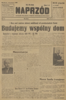Naprzód : organ Polskiej Partii Socjalistycznej. 1948, nr 92