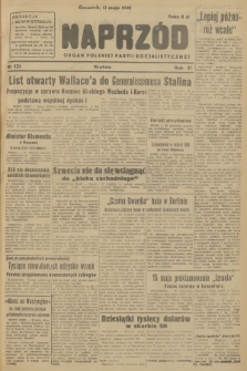 Naprzód : organ Polskiej Partii Socjalistycznej. 1948, nr 131