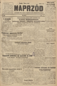 Naprzód : organ Polskiej Partii Socjalistycznej. 1948, nr 185