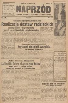 Naprzód : organ Polskiej Partii Socjalistycznej. 1948, nr 220