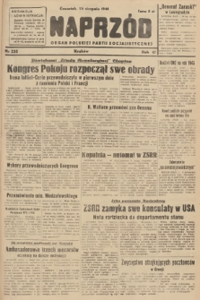 Naprzód : organ Polskiej Partii Socjalistycznej. 1948, nr 235