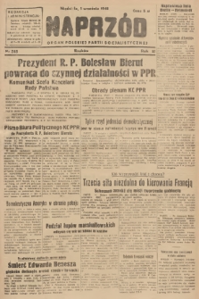 Naprzód : organ Polskiej Partii Socjalistycznej. 1948, nr 245