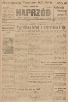 Naprzód : organ Polskiej Partii Socjalistycznej. 1948, nr 247
