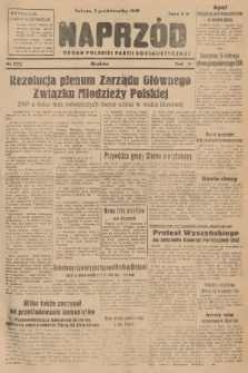 Naprzód : organ Polskiej Partii Socjalistycznej. 1948, nr 272