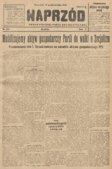 Naprzód : organ Polskiej Partii Socjalistycznej. 1948, nr 291