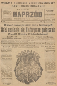 Naprzód : organ Polskiej Partii Socjalistycznej. 1948, nr 345