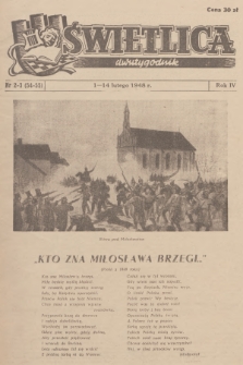 Świetlica : dawniej : Świetlica Krakowska. R.4, 1948, nr 2-3