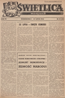 Świetlica : dawniej : Świetlica Krakowska. R.4, 1948, nr 10