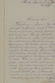 Korespondencja Józefa Ignacego Kraszewskiego. Seria III: Listy z lat 1863-1887. T. 62, M (Miłkowska – Mylius)