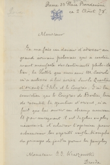 Korespondencja Józefa Ignacego Kraszewskiego. Seria III: Listy z lat 1863-1887. T. 43, G (Gioia – Gozimirski)