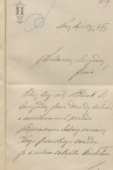 Korespondencja Józefa Ignacego Kraszewskiego. Seria III: Listy z lat 1863-1887. T. 75, S (Sosnowska - Świszczowski)