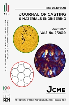 Journal of Casting & Materials Engineering : JCME. Vol. 3, 2019, no. 1