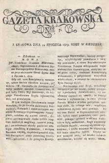 Gazeta Krakowska. 1819 , nr 7