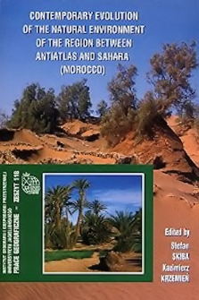 Contemporary evolution of the natural environment of the region between Antiatlas and Sahara (Morocco)