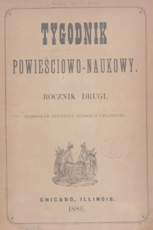 Tygodnik Powieściowo-Naukowy. R.2, 1885, No. 2