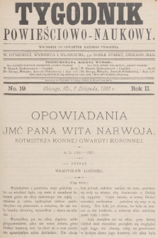 Tygodnik Powieściowo-Naukowy. R.2, 1885, No. 19