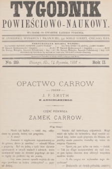 Tygodnik Powieściowo-Naukowy. R.2, 1886, No. 29