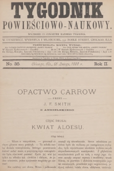 Tygodnik Powieściowo-Naukowy. R.2, 1886, No. 35