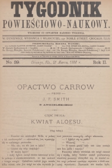 Tygodnik Powieściowo-Naukowy. R.2, 1886, No. 39