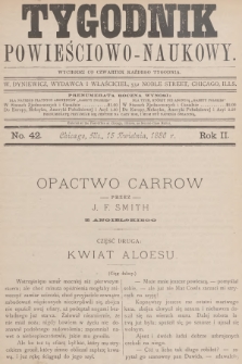 Tygodnik Powieściowo-Naukowy. R.2, 1886, No. 42