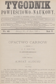 Tygodnik Powieściowo-Naukowy. R.2, 1886, No. 48
