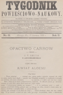 Tygodnik Powieściowo-Naukowy. R.2, 1886, No. 51