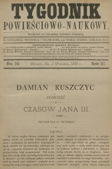 Tygodnik Powieściowo-Naukowy. R.3, 1886, No. 10