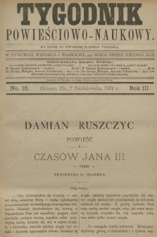 Tygodnik Powieściowo-Naukowy. R.3, 1886, No. 15