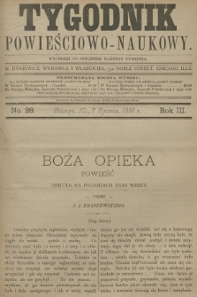 Tygodnik Powieściowo-Naukowy. R.3, 1887, No. 28