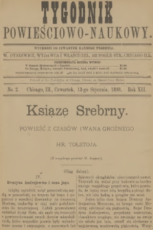 Tygodnik Powieściowo-Naukowy. R.12, 1898, No. 2